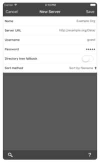 iOS webdav navigator